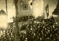 専門学校令による同志社大学開校式（1912年）